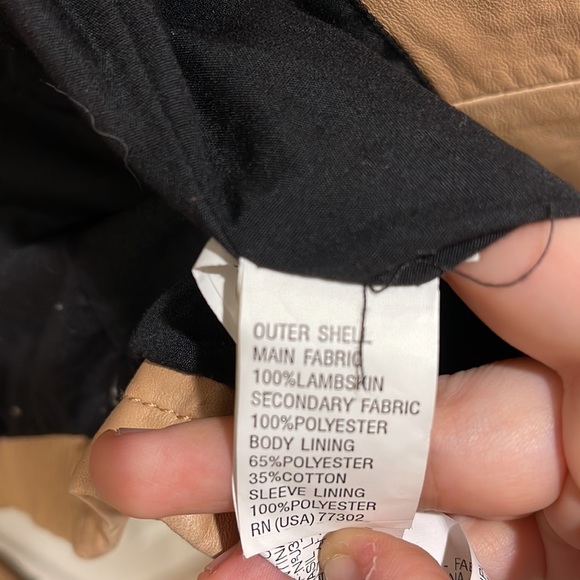Zara basic leather jacket - Picture 5 of 5